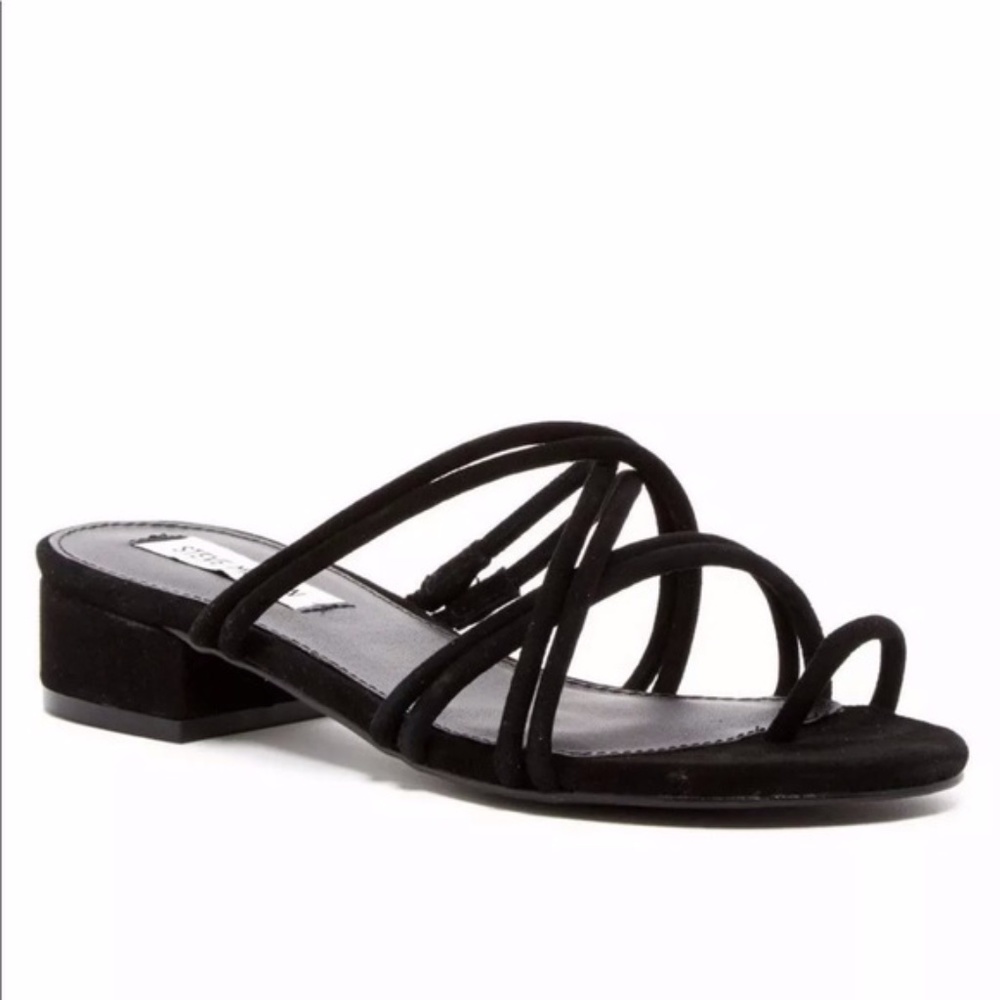 Steve Madden Caylen Black Sandals